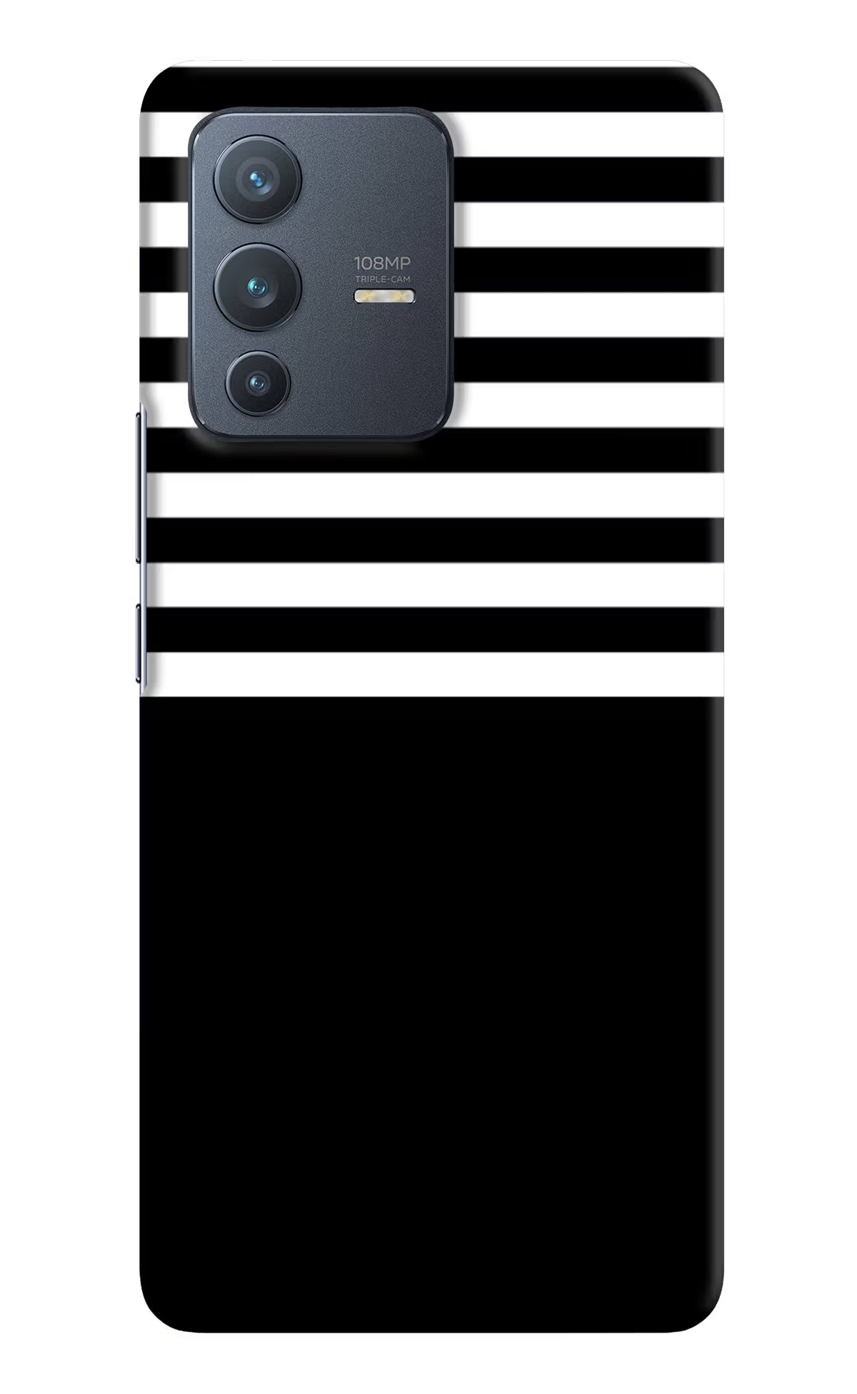 Black and White Print Vivo V23 Pro 5G Hard Case Back Cover by Casekaro
