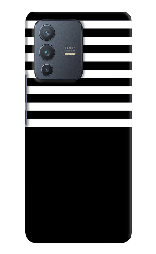 Black and White Print Vivo V23 Pro 5G Hard Case Back Cover by Casekaro