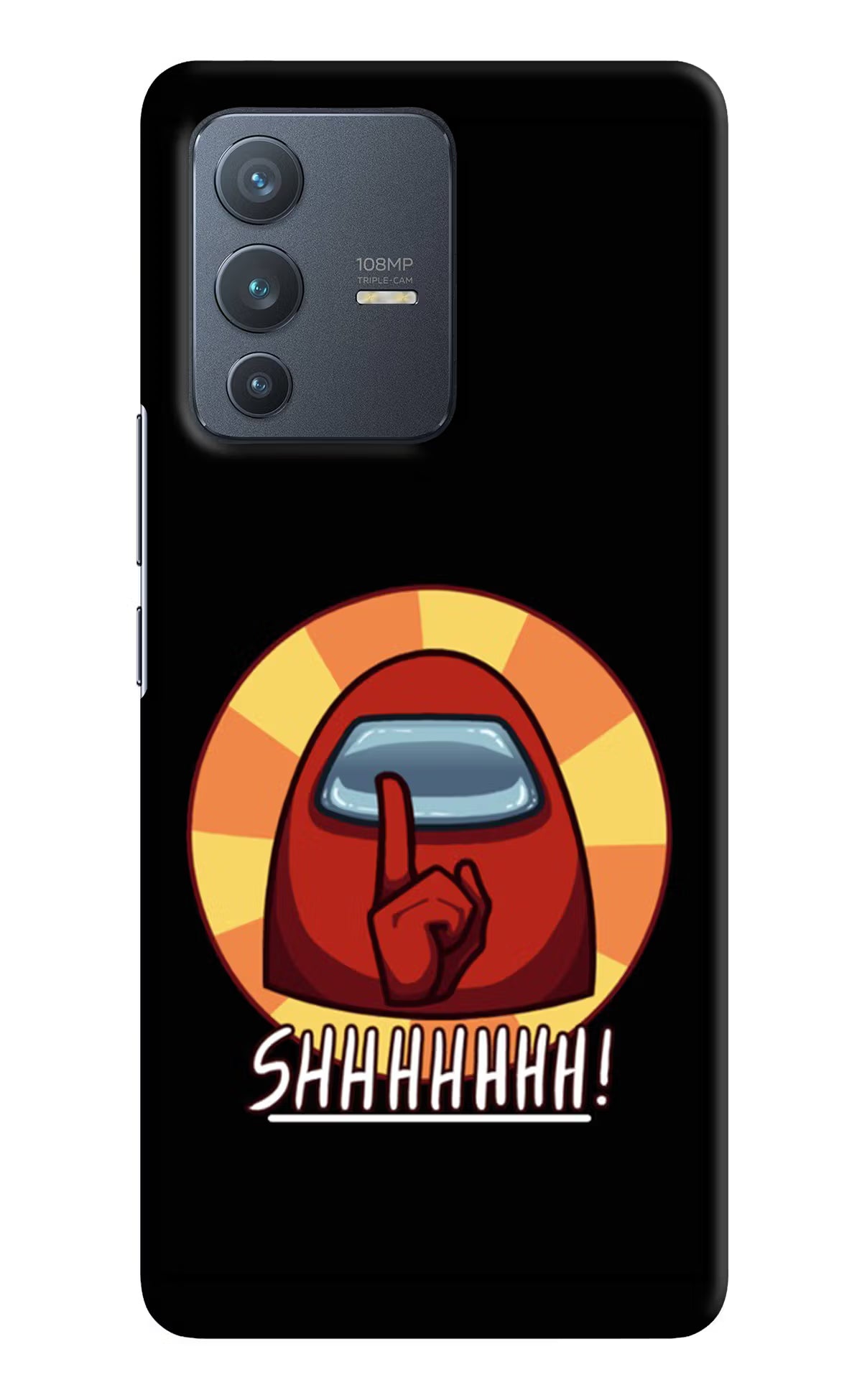 Among Us Shhh! Vivo V23 Pro 5G Hard Case Back Cover by Casekaro