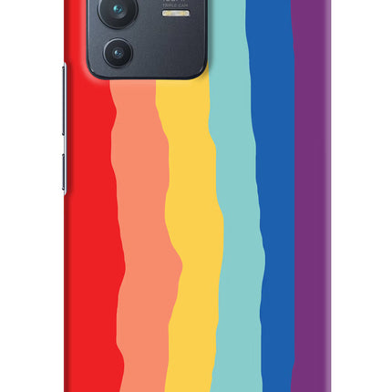 Rainbow Vivo V23 Pro 5G Hard Case Back Cover by Casekaro