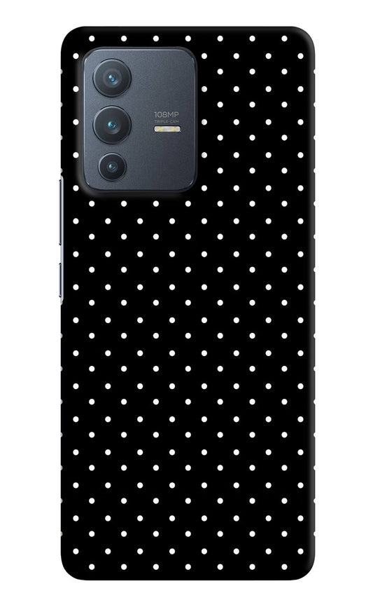 White Dots Vivo V23 Pro 5G Hard Case Back Cover by Casekaro