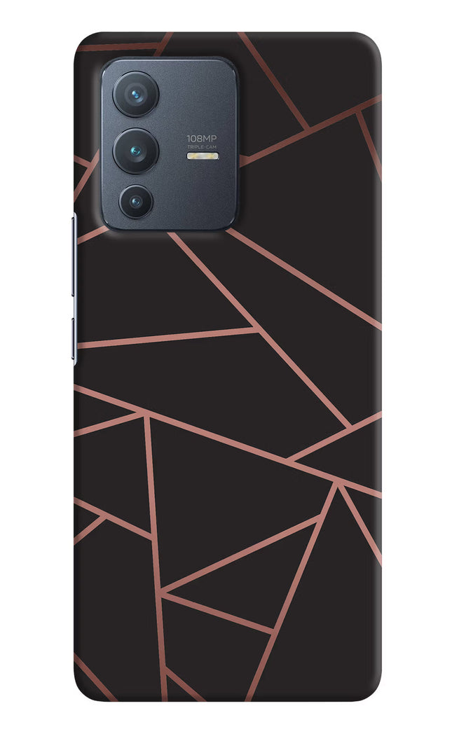 Geometric Pattern Vivo V23 Pro 5G Hard Case Back Cover by Casekaro