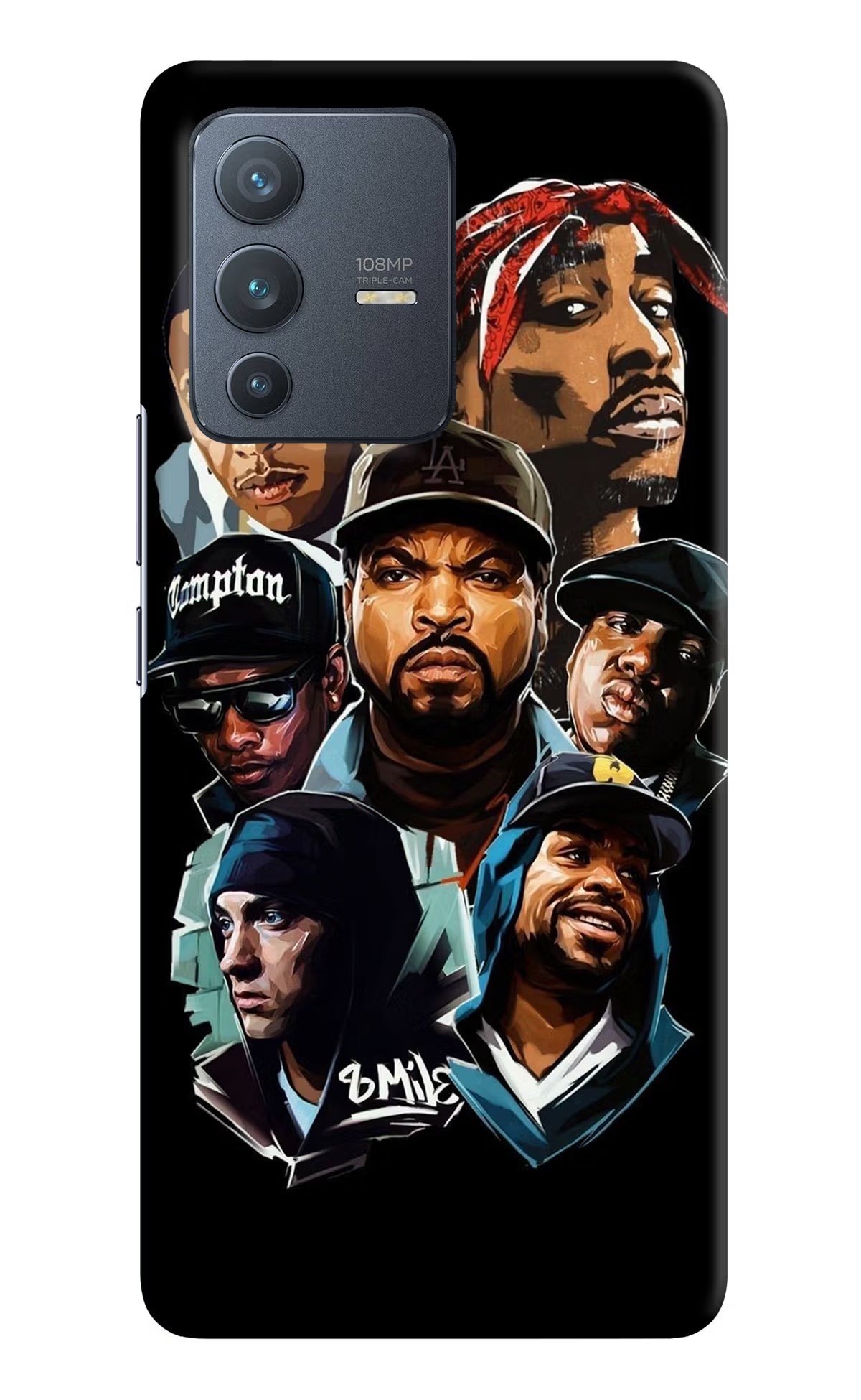 Rappers Vivo V23 Pro 5G Hard Case Back Cover by Casekaro