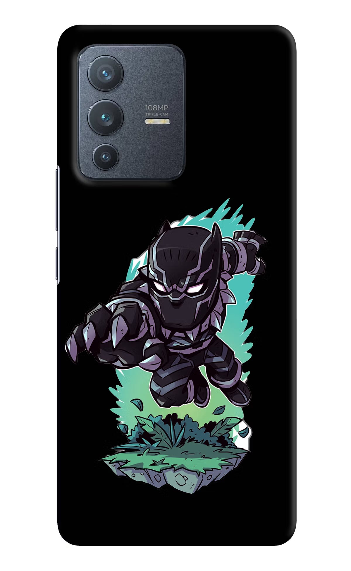 Black Panther Vivo V23 Pro 5G Hard Case Back Cover by Casekaro