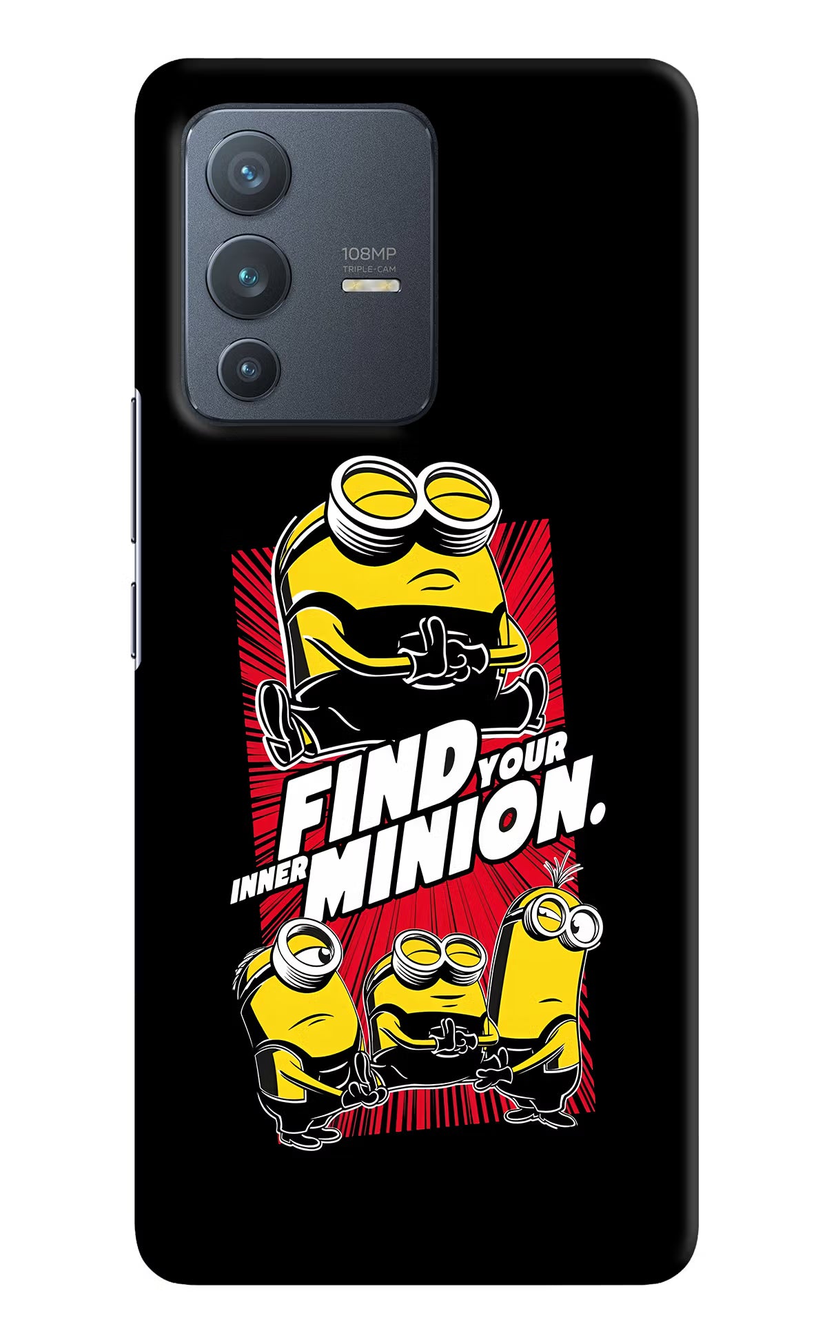 Find your inner Minion Vivo V23 Pro 5G Hard Case Back Cover by Casekaro