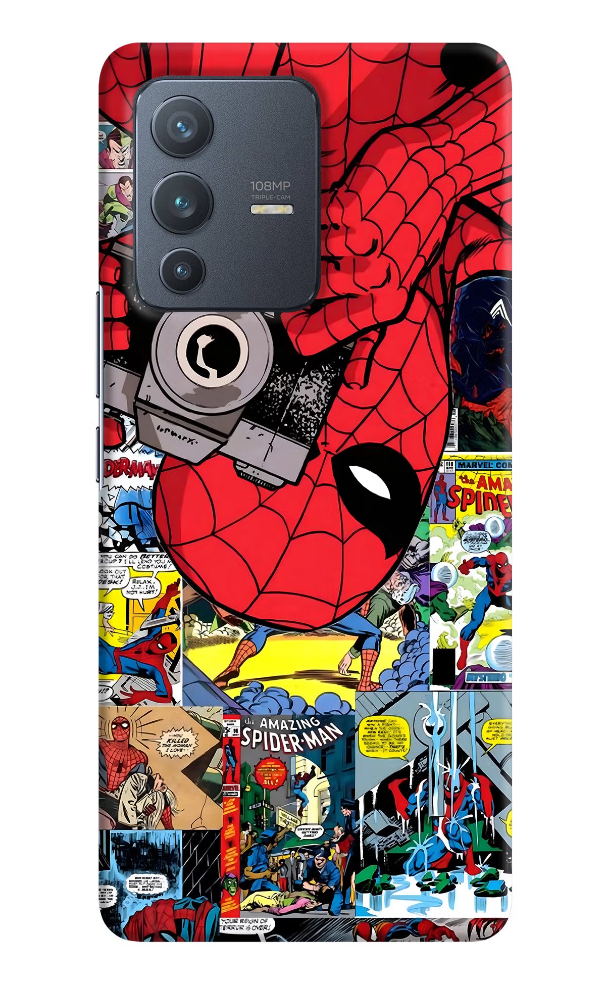 Spider Man Vivo V23 Pro 5G Hard Case Back Cover by Casekaro
