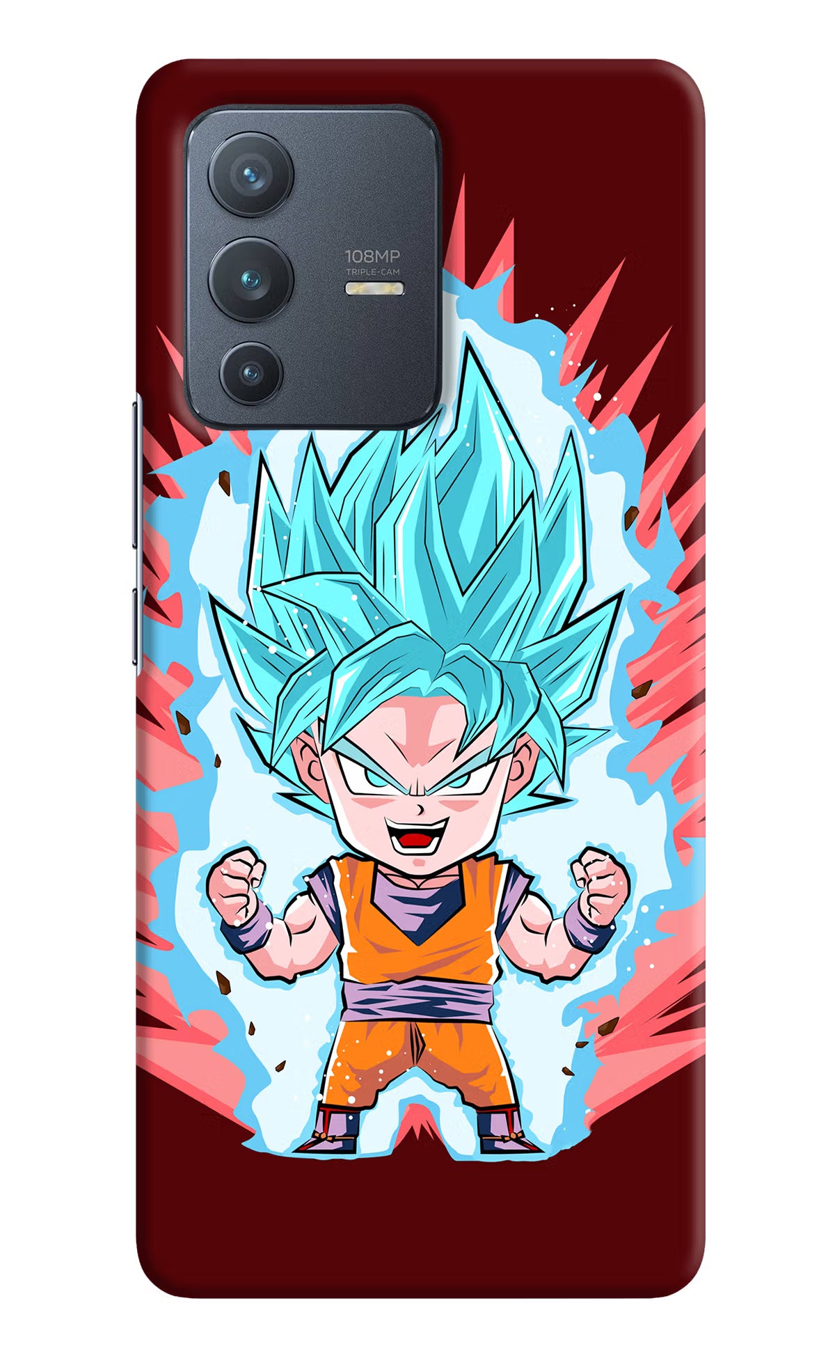 Goku Little Vivo V23 Pro 5G Hard Case Back Cover by Casekaro