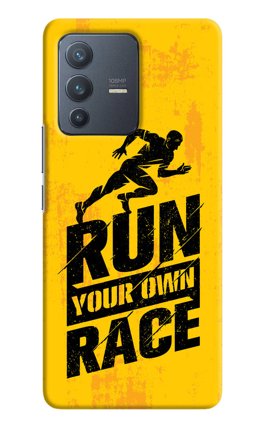 Run Your Own Race Vivo V23 Pro 5G Hard Case Back Cover by Casekaro