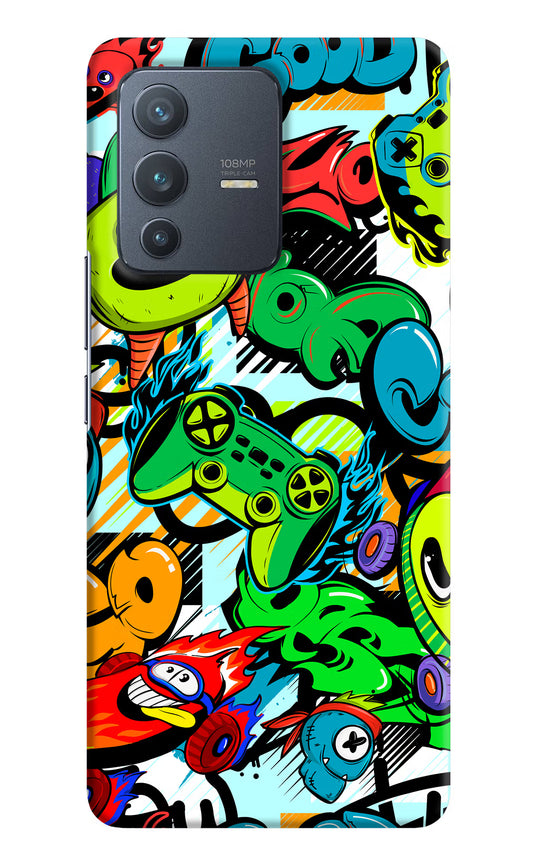 Game Doodle Vivo V23 Pro 5G Hard Case Back Cover by Casekaro