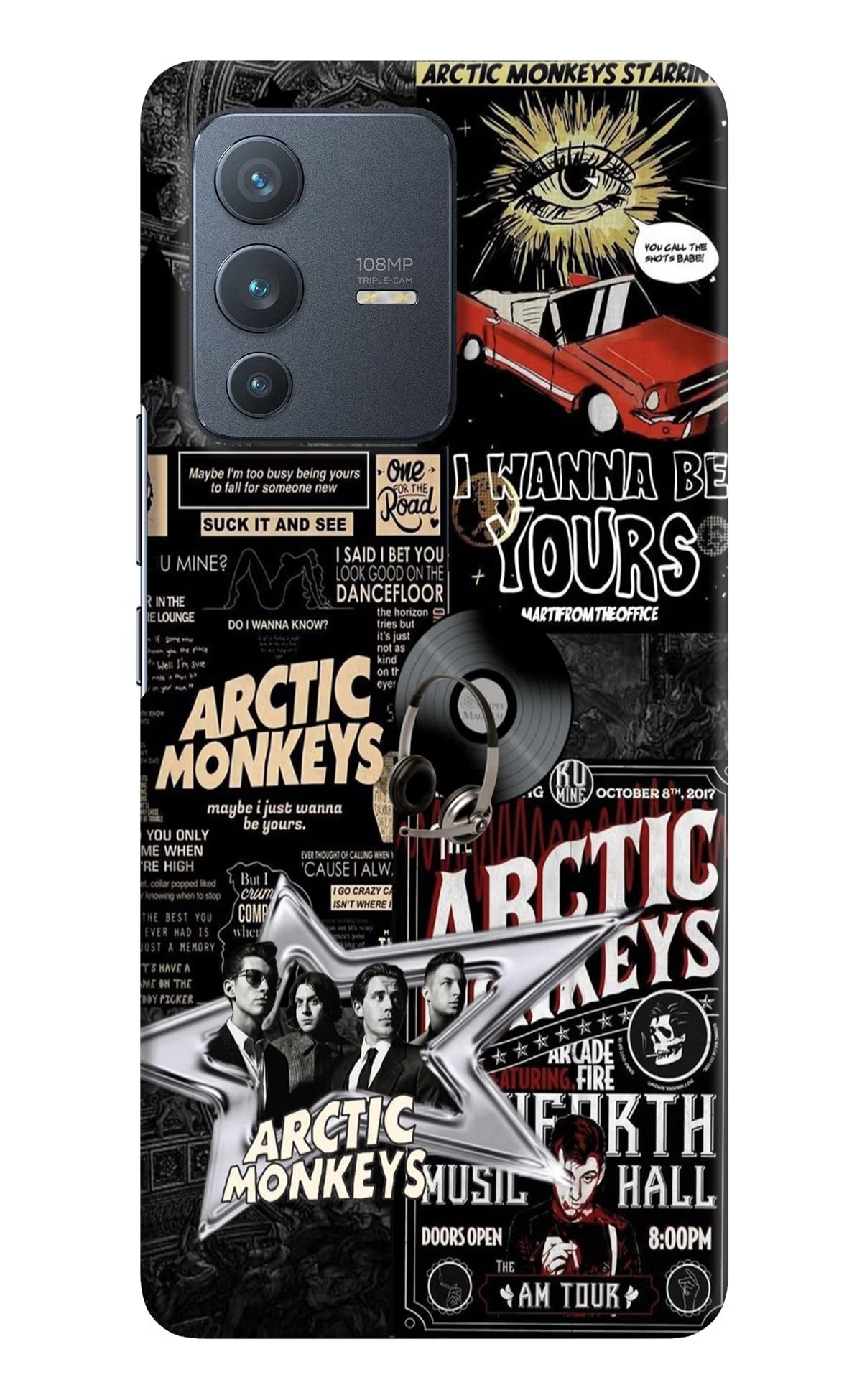Arctic Monkeys Vivo V23 Pro 5G Hard Case Back Cover by Casekaro