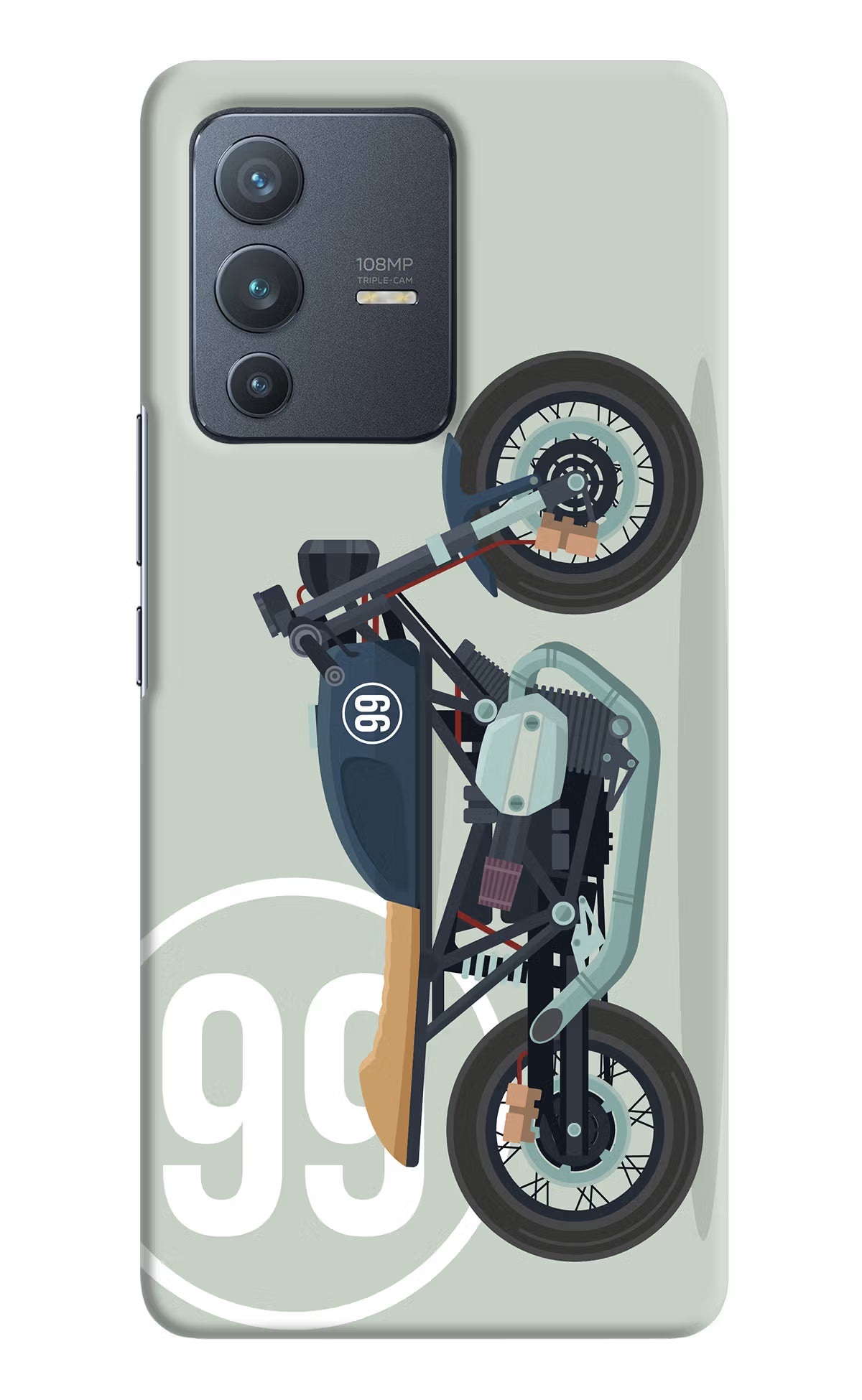 Classic Cafe Racer 99 Vivo V23 Pro 5G Hard Case Back Cover by Casekaro