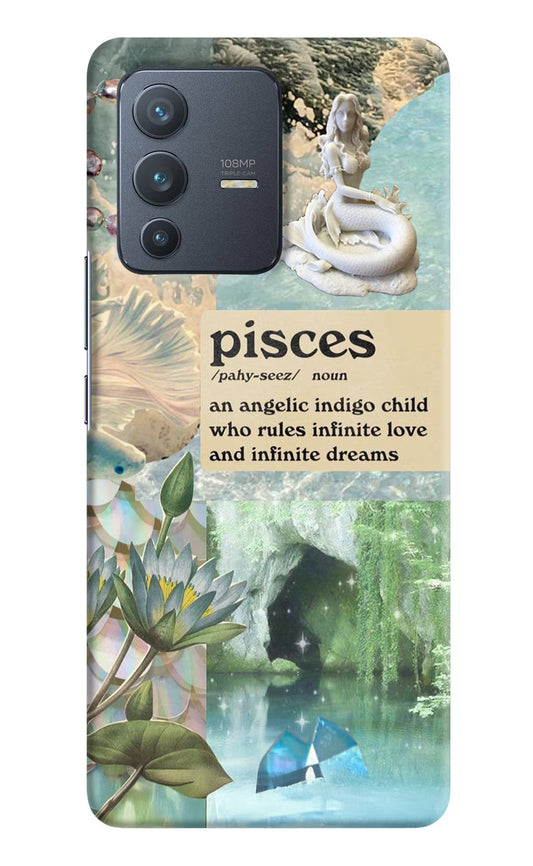 Pisces Zodiac Vivo V23 Pro 5G Hard Case Back Cover by Casekaro