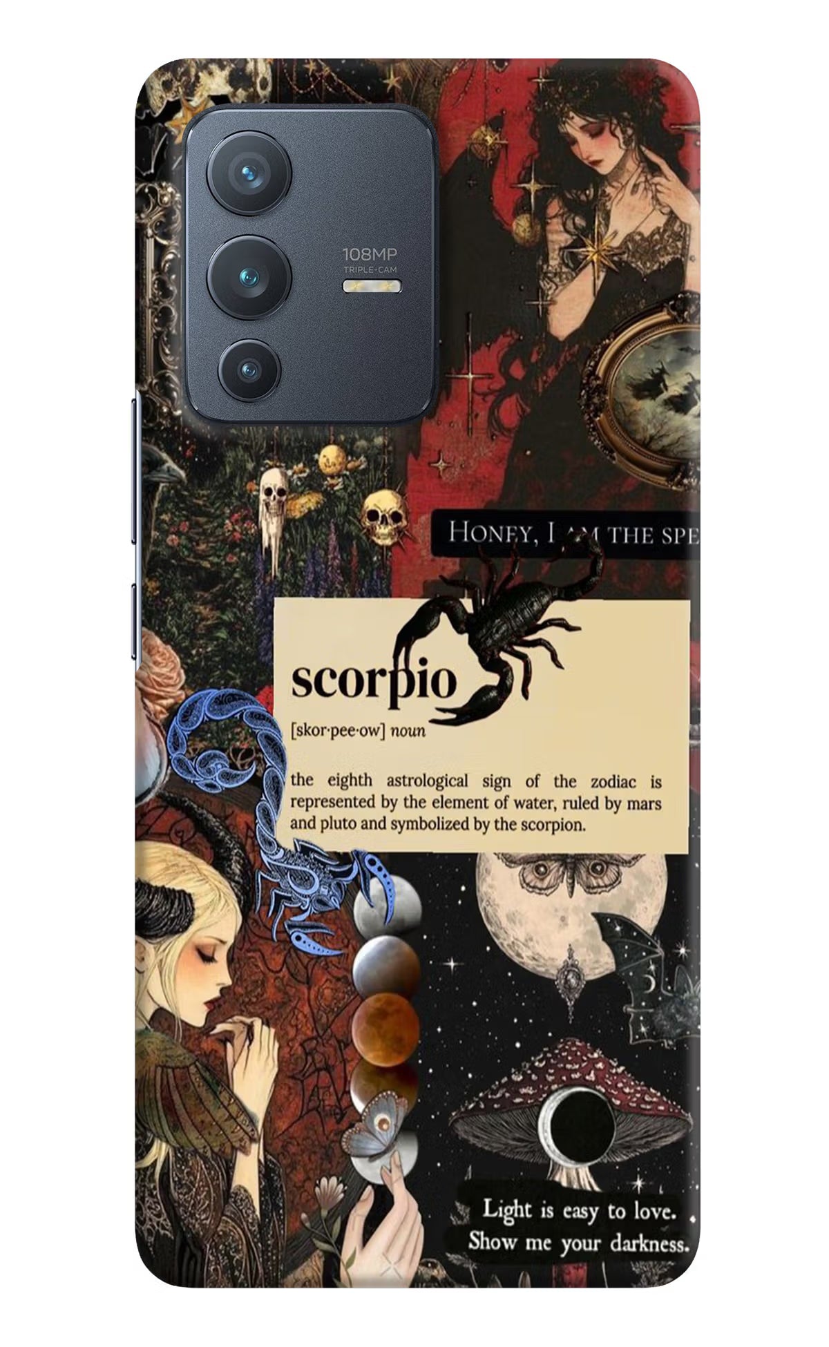 Scorpio Zodiac Vivo V23 Pro 5G Hard Case Back Cover by Casekaro