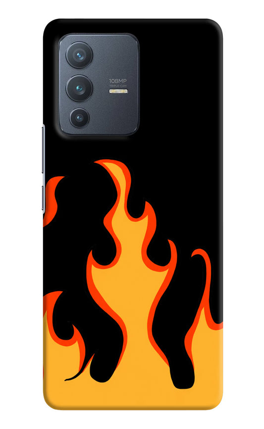 Fired Up – Black Vivo V23 Pro 5G Hard Case Back Cover by Casekaro