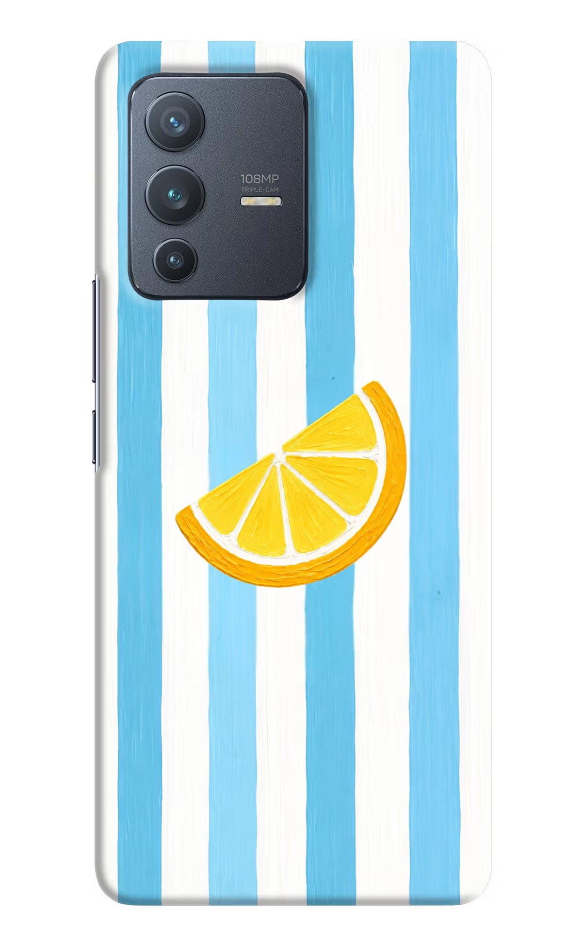 Summer Lemon Vivo V23 Pro 5G Hard Case Back Cover by Casekaro