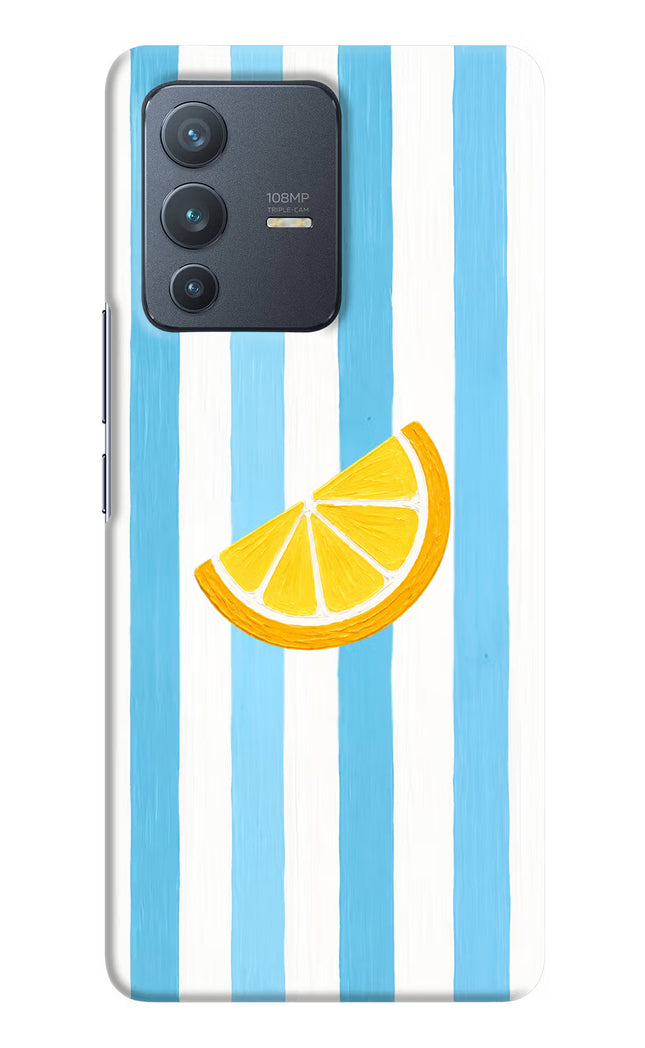 Summer Lemon Vivo V23 Pro 5G Hard Case Back Cover by Casekaro