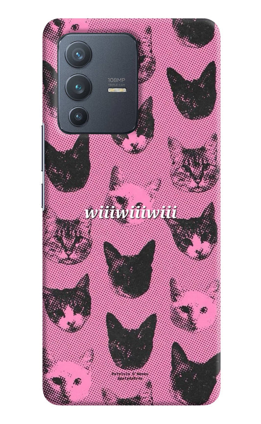 Pink Cats Vivo V23 Pro 5G Hard Case Back Cover by Casekaro