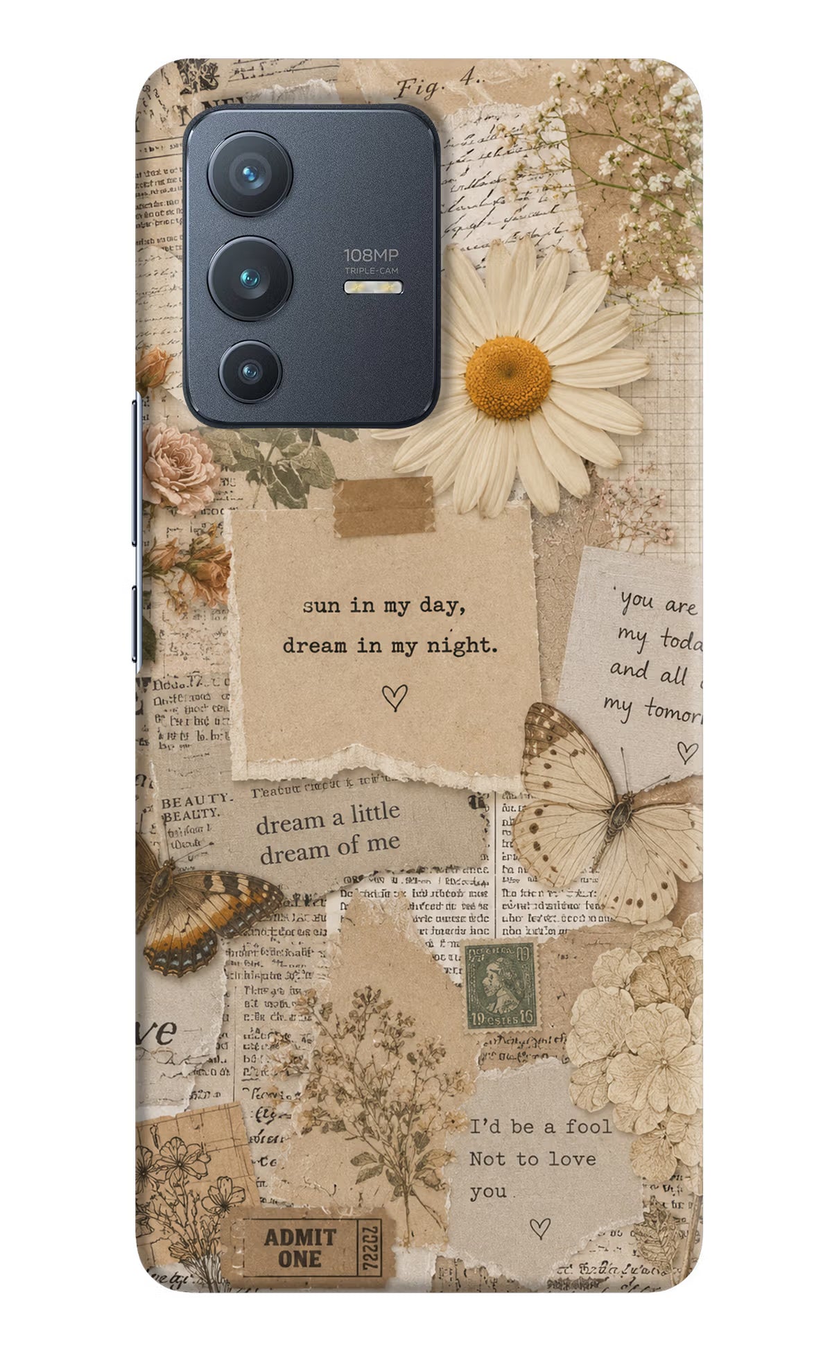 Vintage case Vivo V23 Pro 5G Back Cover