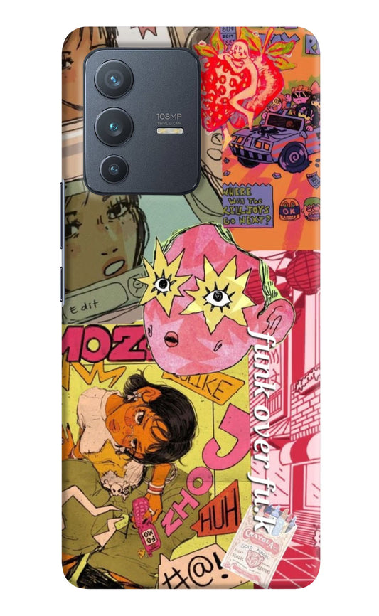 Funkover Vivo V23 Pro 5G Hard Case Back Cover by Casekaro