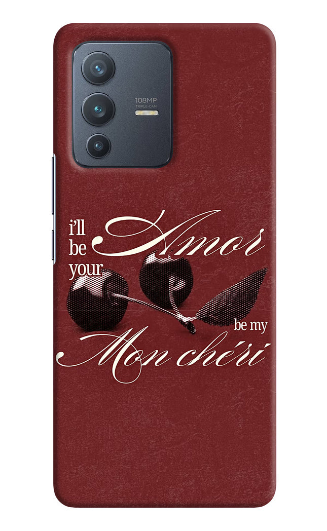 Velvet Cherry Vivo V23 Pro 5G Hard Case Back Cover by Casekaro