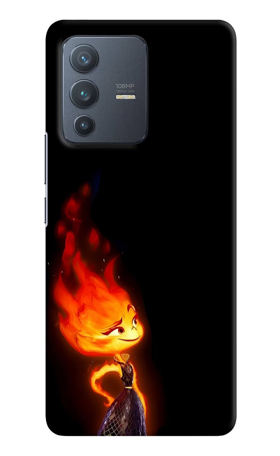 Ember Flame Vivo V23 Pro 5G Back Cover, Hard case