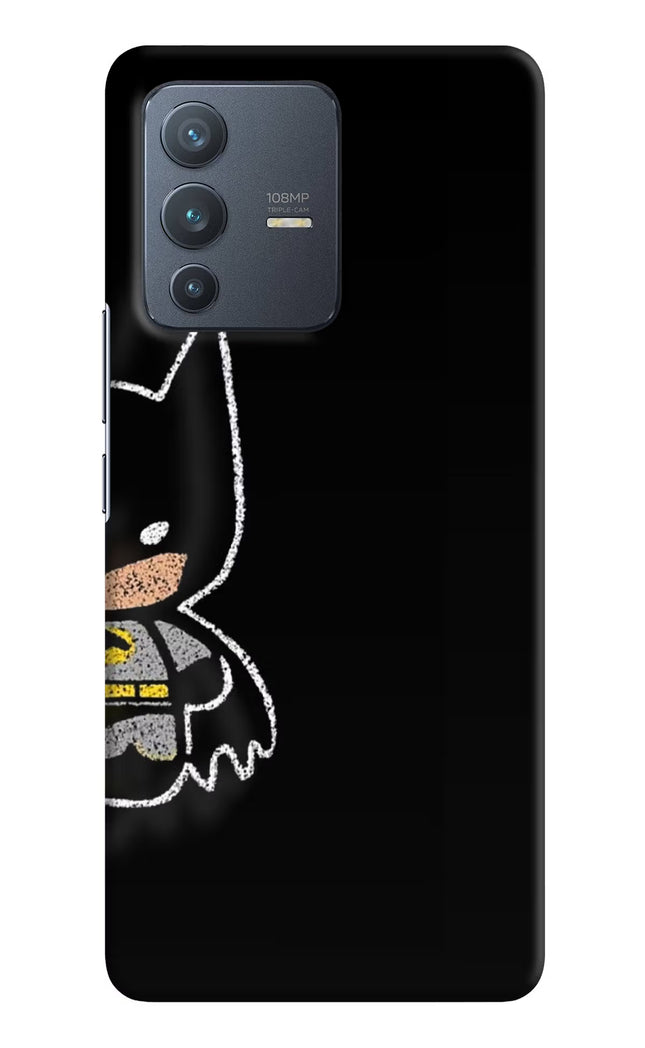 Bat Kitty Vivo V23 Pro 5G Hard Case Back Cover by Casekaro