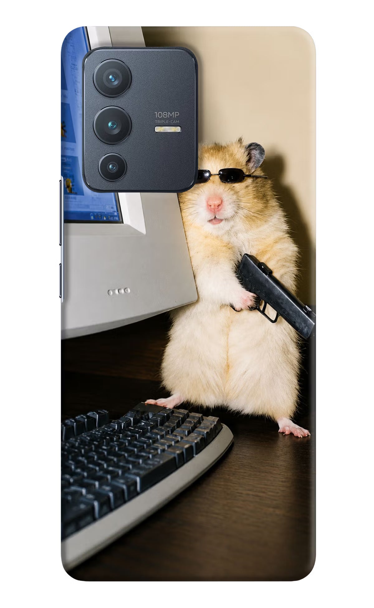 Hacker Hamster Vivo V23 Pro 5G Back Cover
