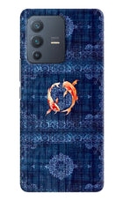 Koi Blue Vivo V23 Pro 5G Back Cover