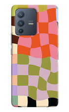 Wavy Grid Vivo V23 Pro 5G Back Cover