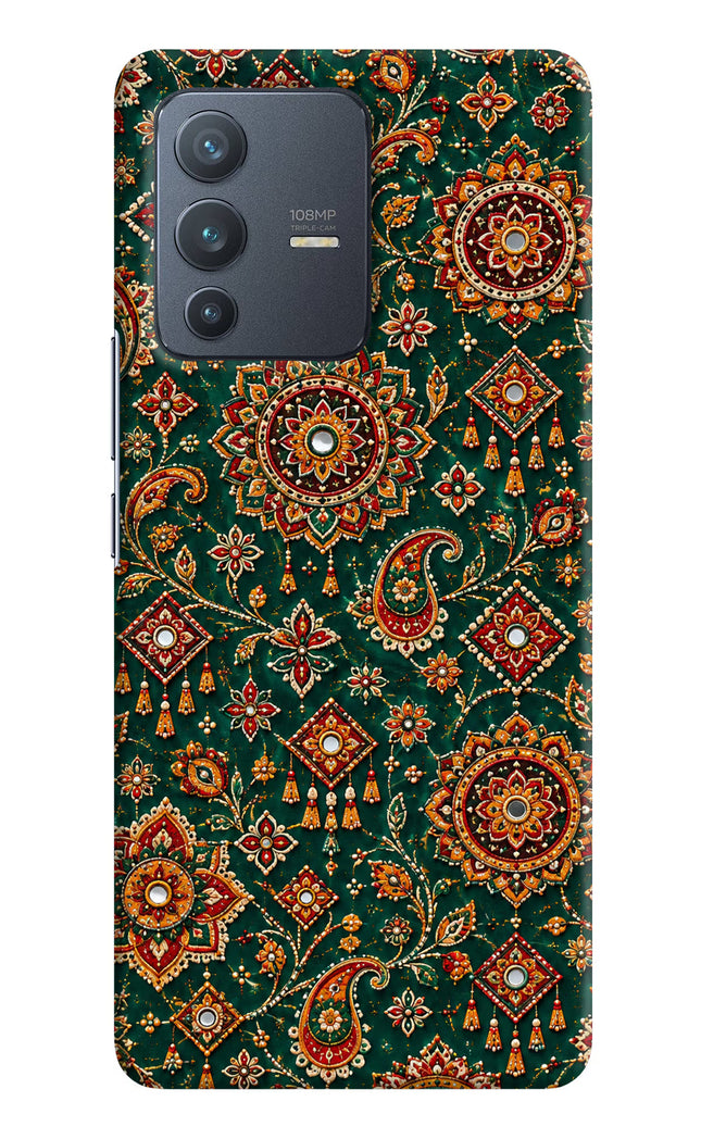 Green Pataka Vivo V23 Pro 5G Hard Case Back Cover by Casekaro