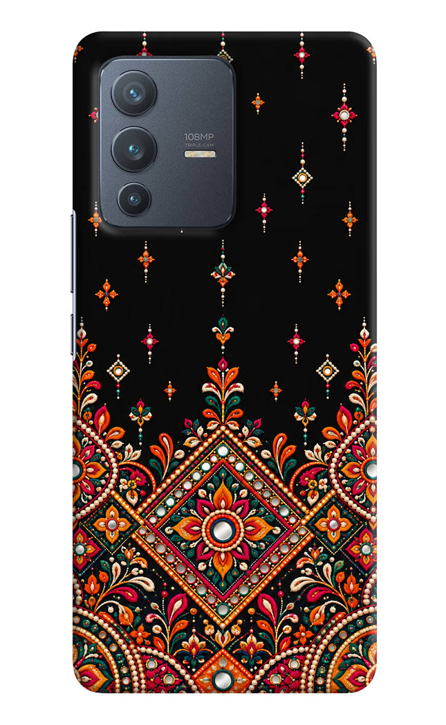 Noir Mehfil Vivo V23 Pro 5G Hard Case Back Cover by Casekaro