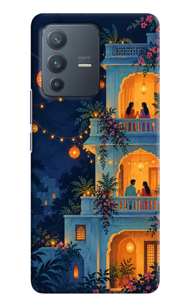 Balcony Glow Vivo V23 Pro 5G Hard Case Back Cover by Casekaro