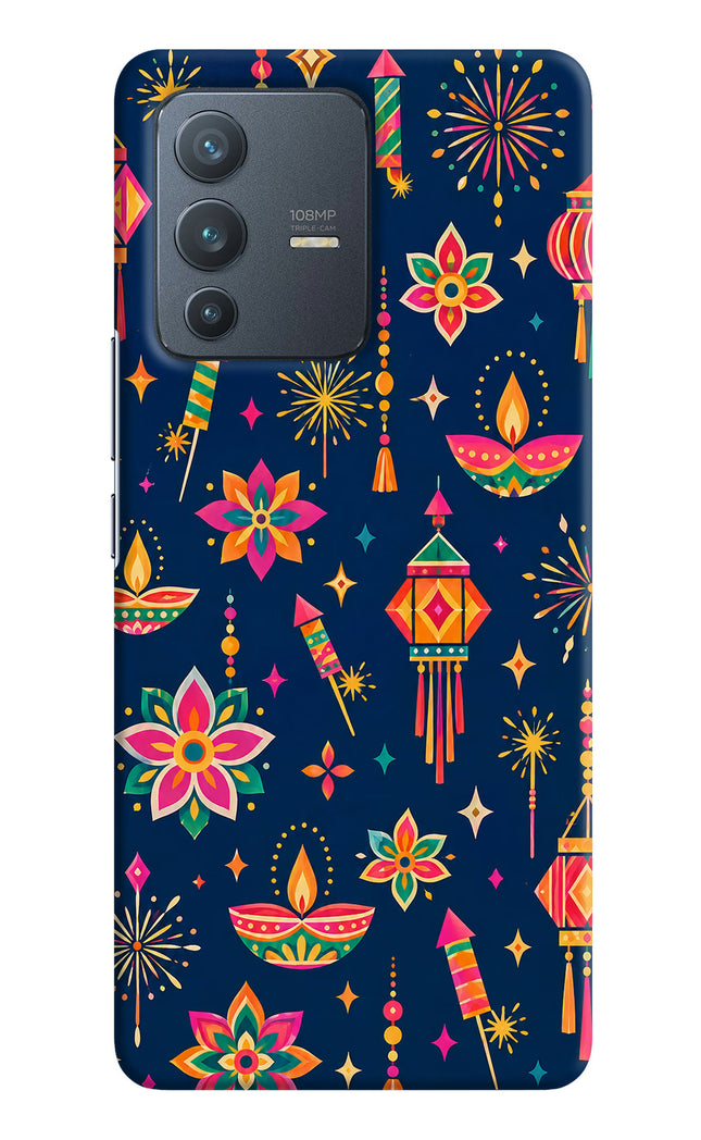 Festive Pop Vivo V23 Pro 5G Hard Case Back Cover by Casekaro