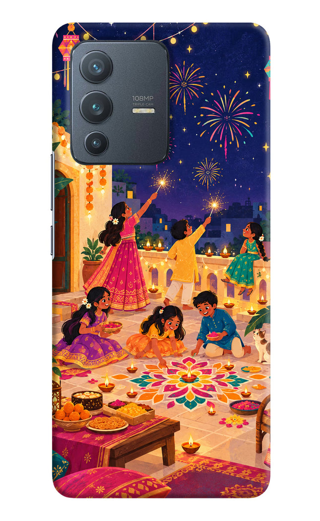 Diwali Night Vivo V23 Pro 5G Hard Case Back Cover by Casekaro