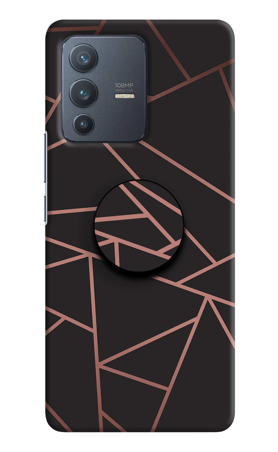 Geometric Pattern Vivo V23 Pro 5G Pop Case, Hard case