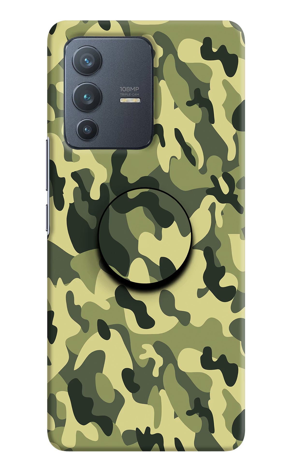 Camouflage Vivo V23 Pro 5G Pop Case by Casekaro