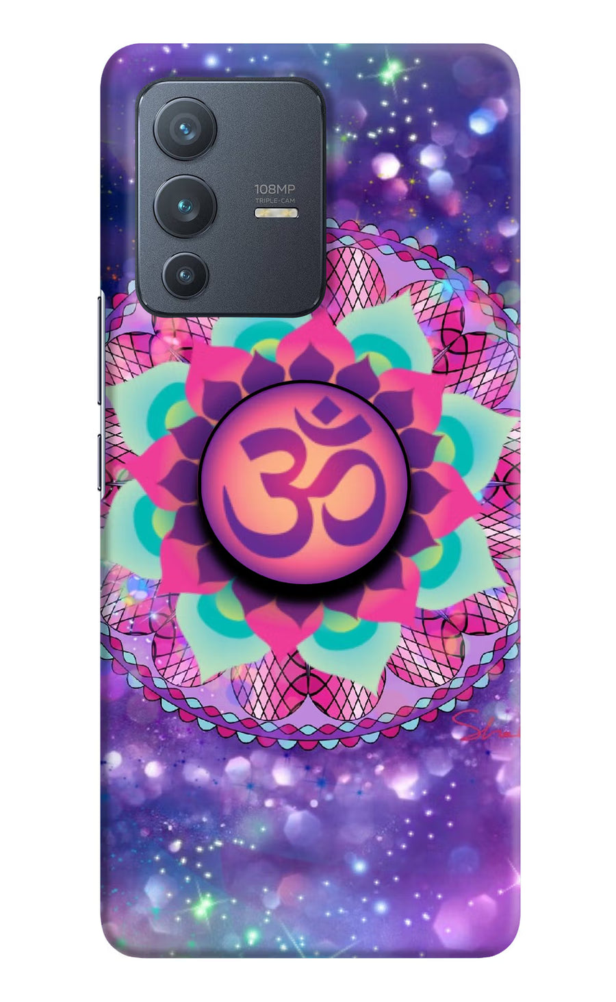 Om Purple Vivo V23 Pro 5G Pop Case, Hard case