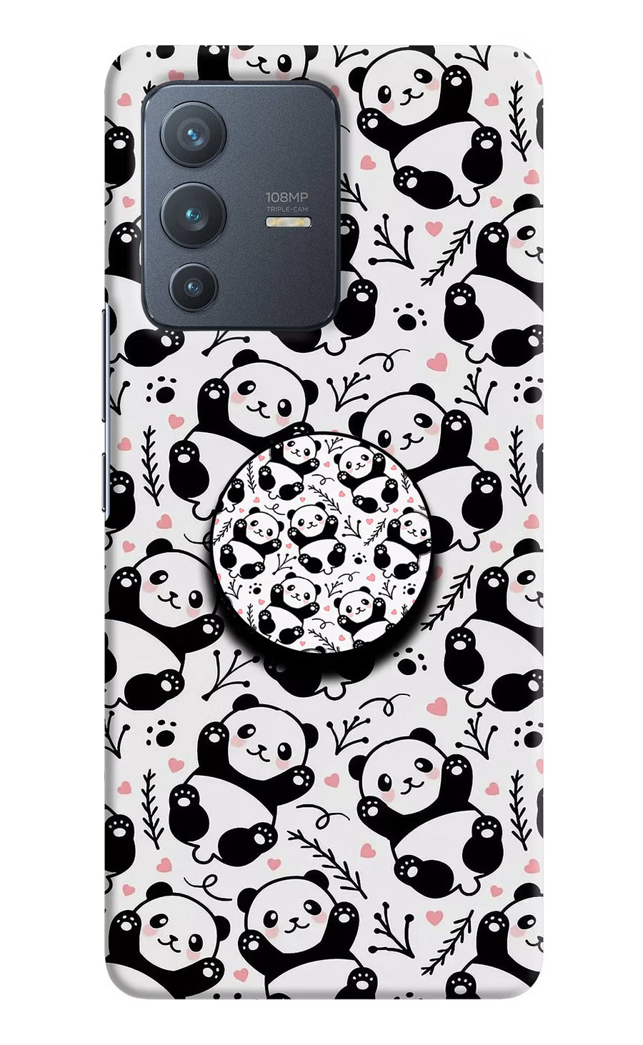 Cute Panda Vivo V23 Pro 5G Pop Case, Hard case