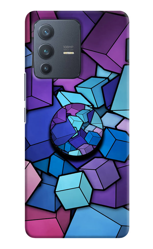 Cubic Abstract Vivo V23 Pro 5G Pop Case by Casekaro