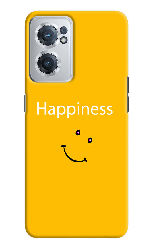Happiness With Smiley OnePlus Nord CE 2 5G Hard Case Back Cover by Casekaro