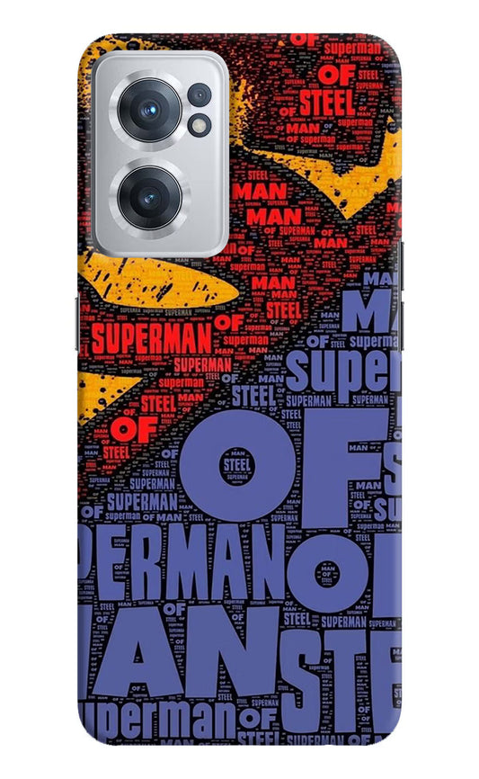 Superman OnePlus Nord CE 2 5G Hard Case Back Cover by Casekaro