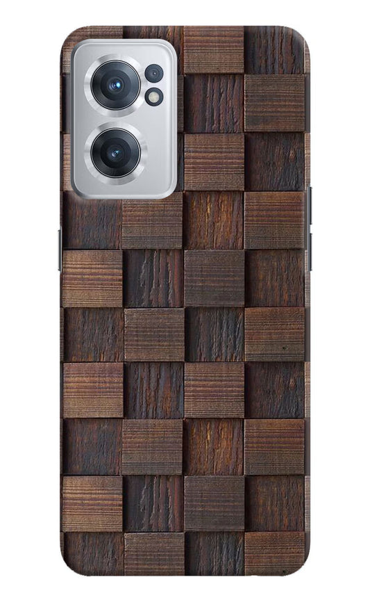 Wooden Cube Design OnePlus Nord CE 2 5G Hard Case Back Cover by Casekaro