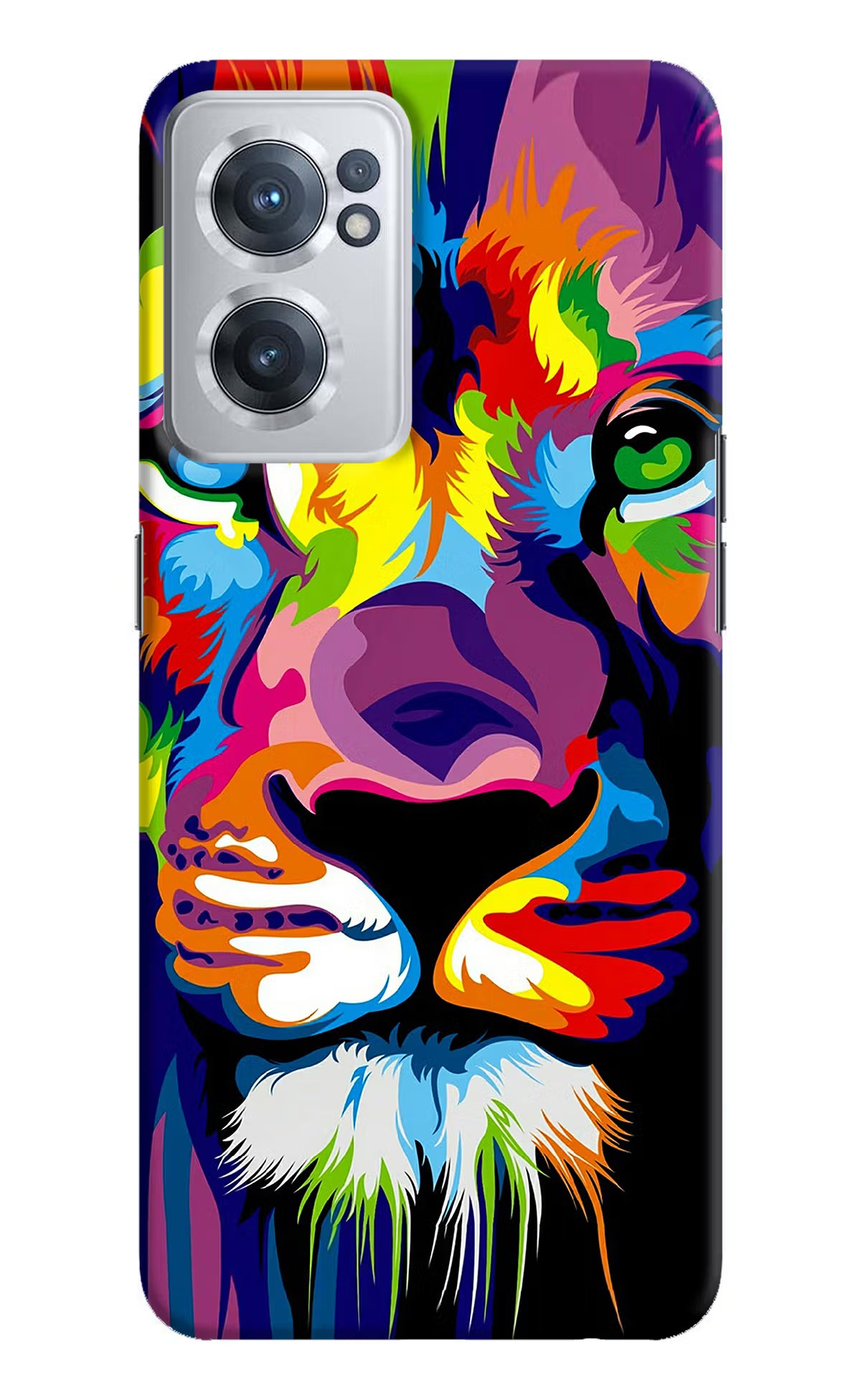Lion OnePlus Nord CE 2 5G Hard Case Back Cover by Casekaro