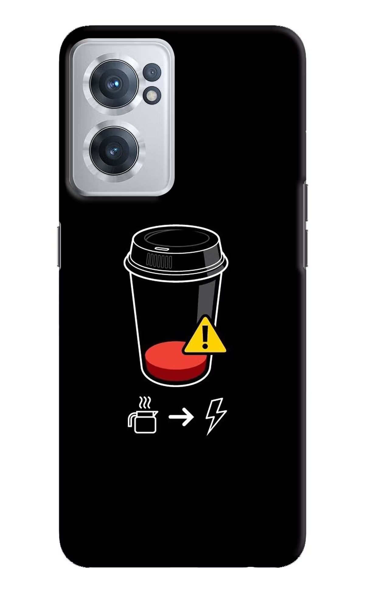 Coffee OnePlus Nord CE 2 5G Hard Case Back Cover by Casekaro