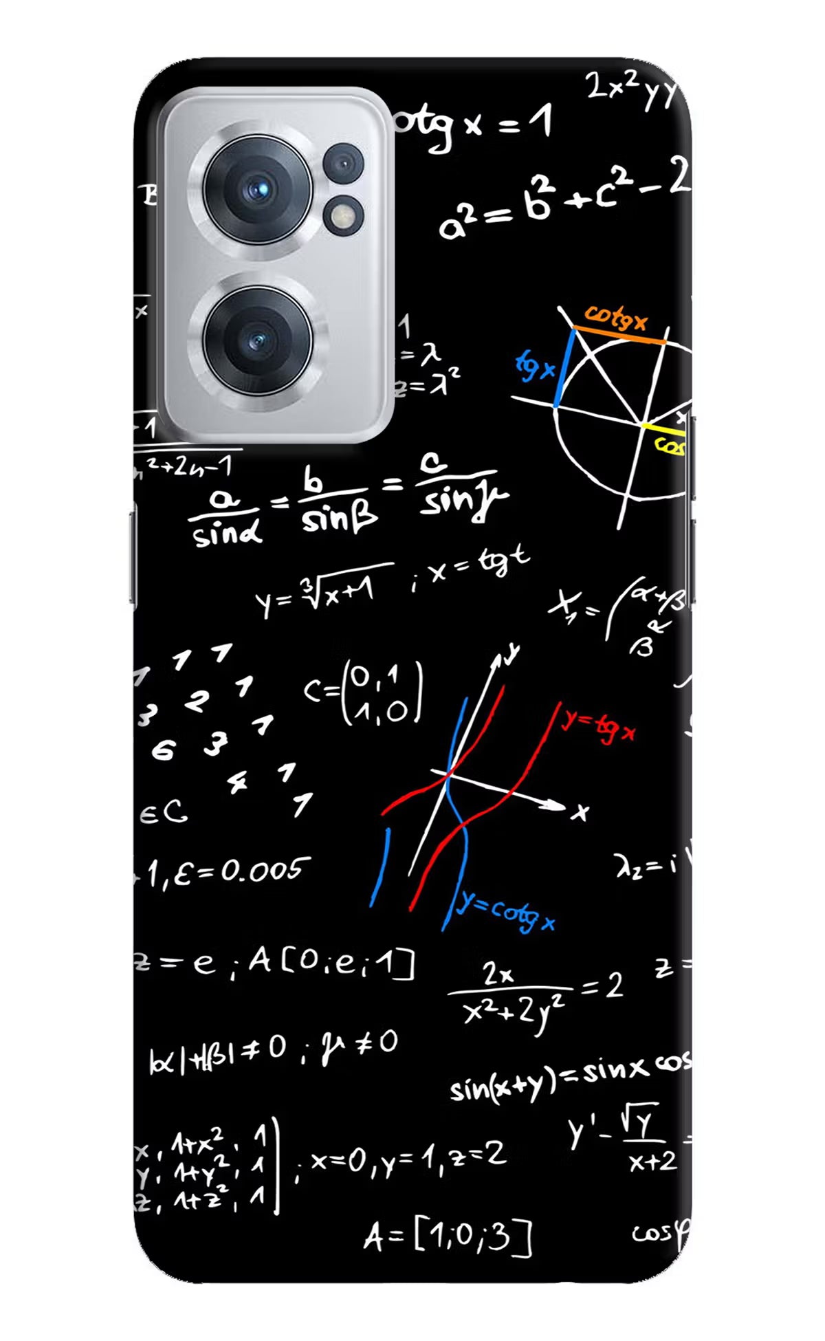 Mathematics Formula OnePlus Nord CE 2 5G Hard Case Back Cover by Casekaro