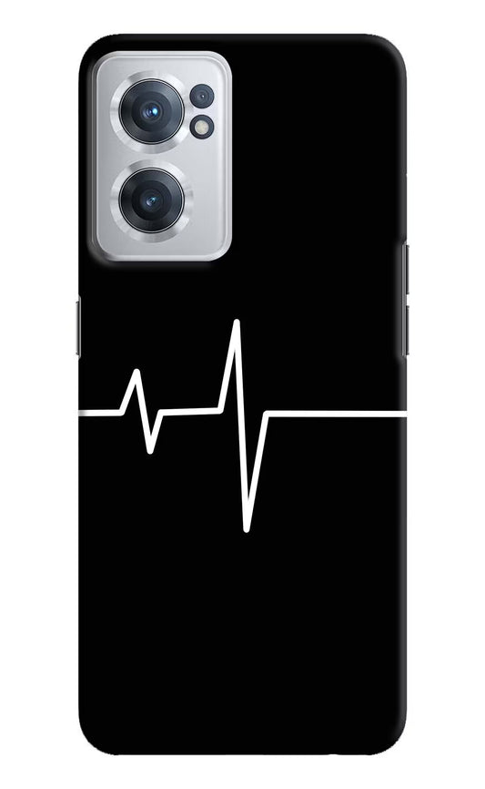 Heart Beats OnePlus Nord CE 2 5G Hard Case Back Cover by Casekaro