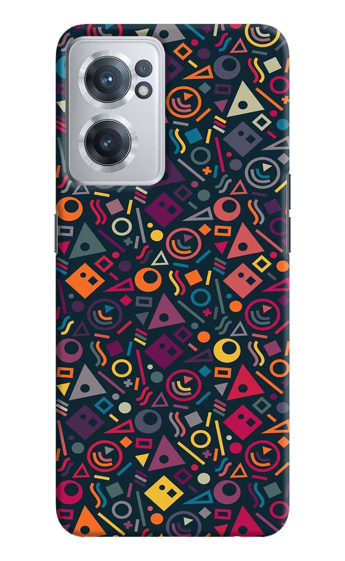 Geometric Abstract OnePlus Nord CE 2 5G Hard Case Back Cover by Casekaro