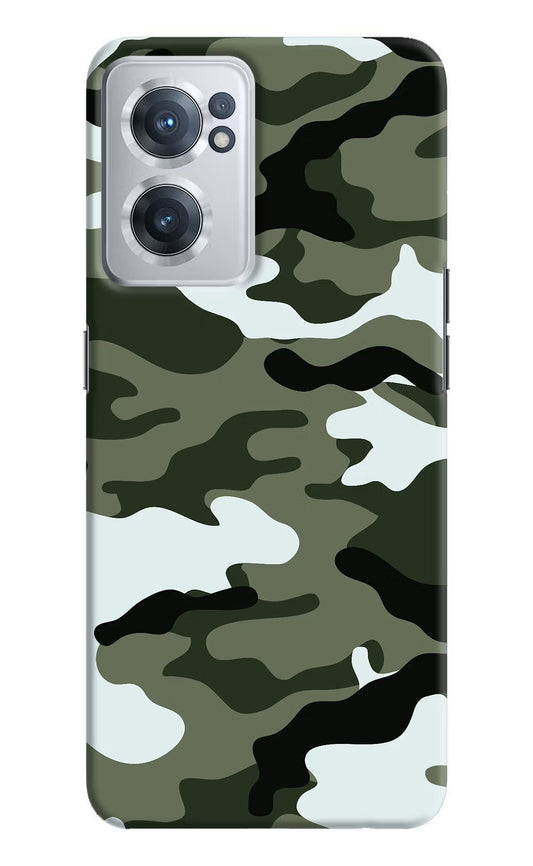 Camouflage OnePlus Nord CE 2 5G Hard Case Back Cover by Casekaro