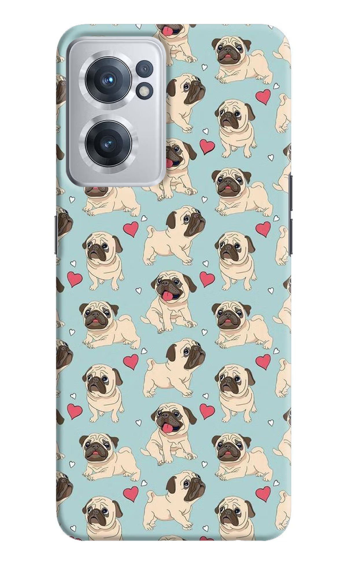 Pug Dog OnePlus Nord CE 2 5G Hard Case Back Cover by Casekaro