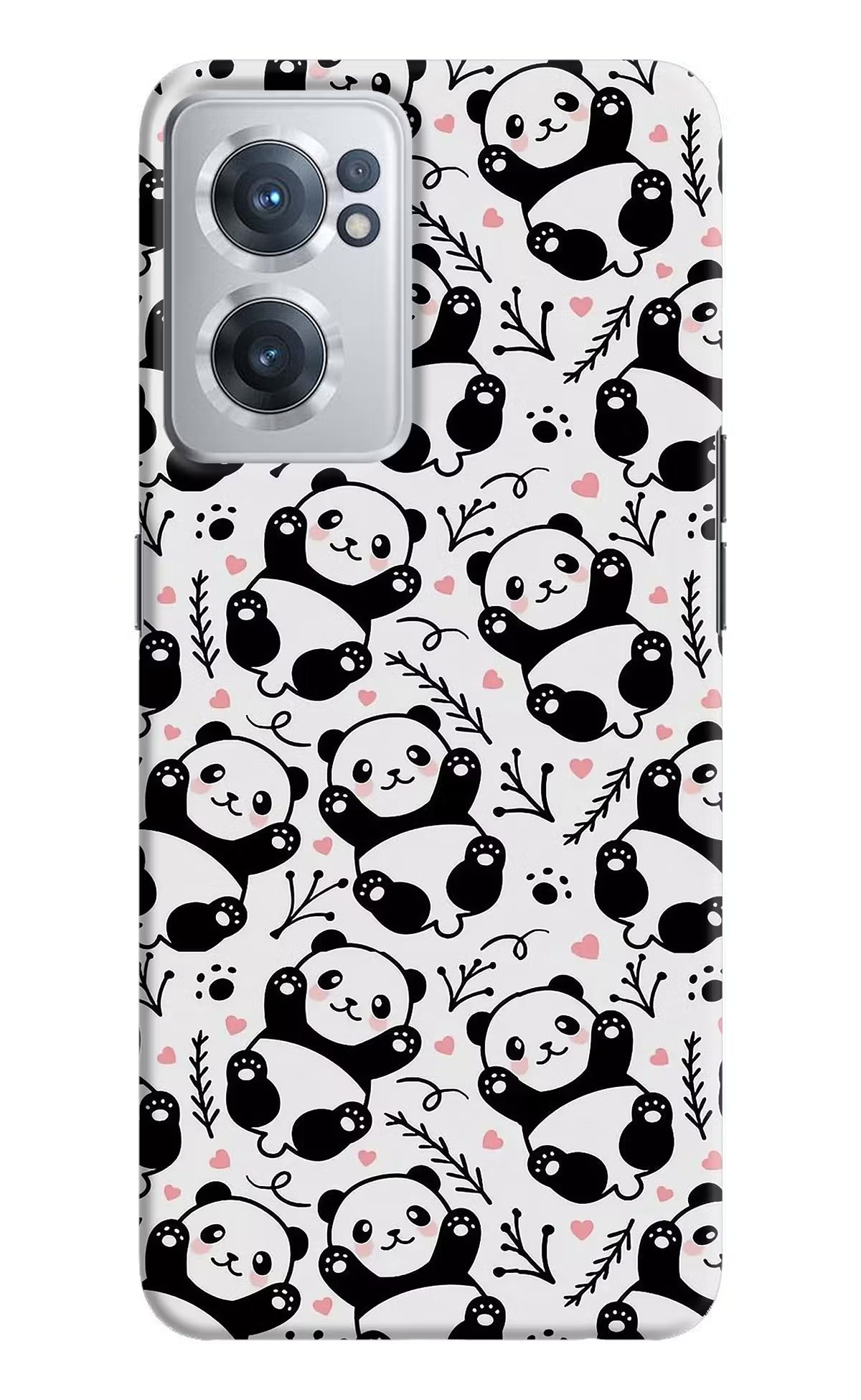 Cute Panda OnePlus Nord CE 2 5G Hard Case Back Cover by Casekaro